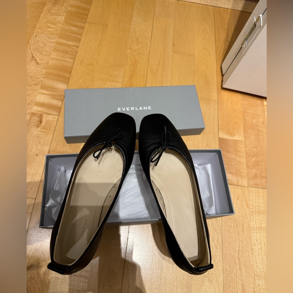 Everlane leather ballerina size 36 black